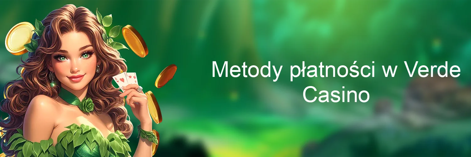 Metody płatności w Verde Casino